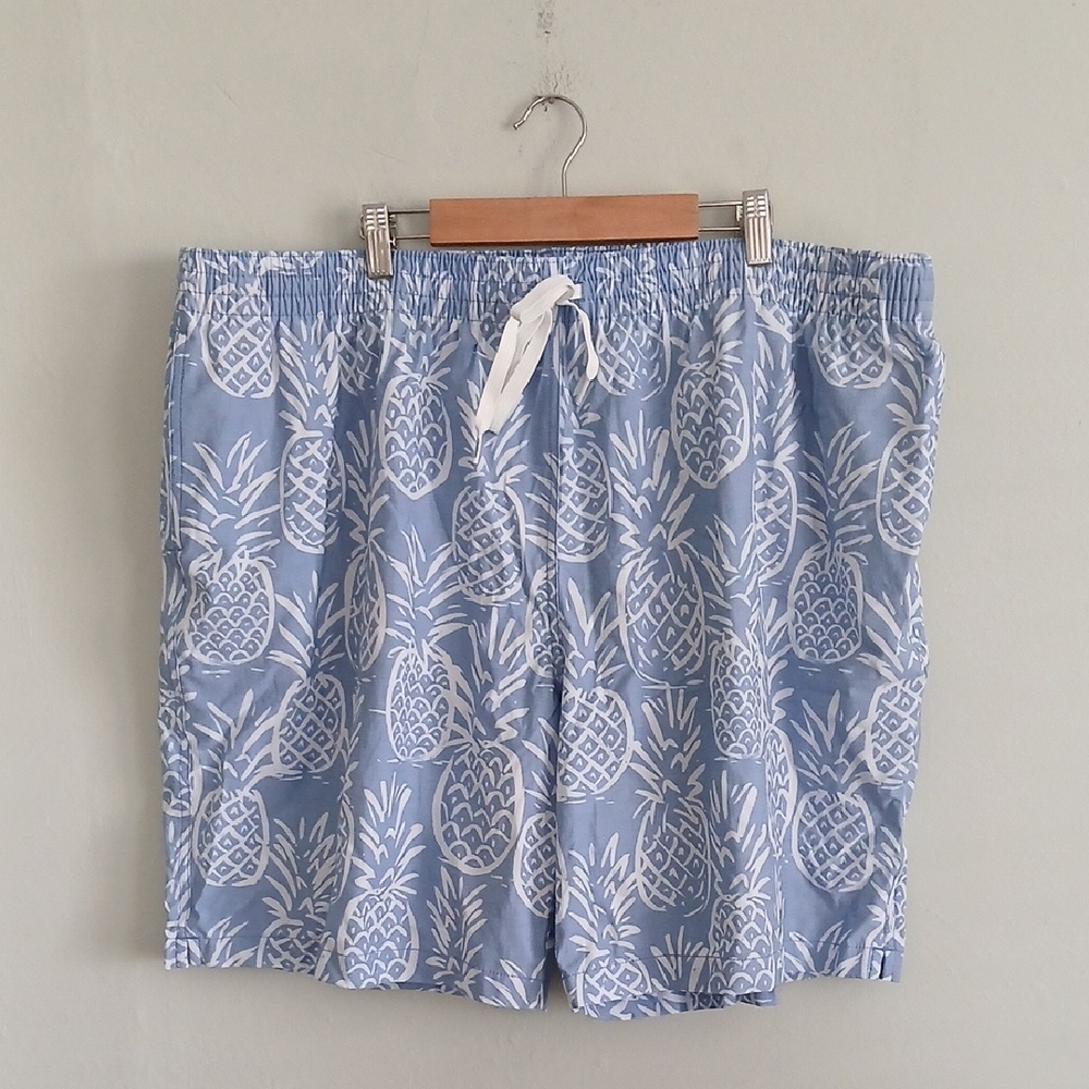 Chubbies Men's Light Blue Pineapple Swim Trunks Size XXXL